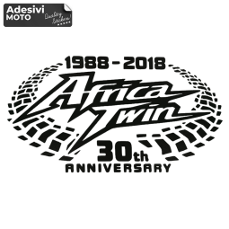 Adesivo "Africa Twin" 30th Anniversary Serbatoio-Valigie-Casco
