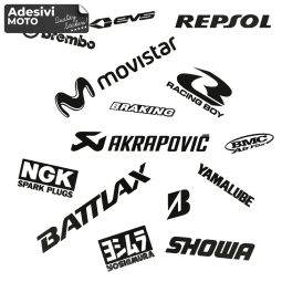 Adesivo Personalizzato Generico Fiancate-Serbatoio-Codone-Casco