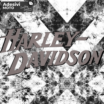 Adesivo "Harley Davidson" Tipo 4 Parafango-Serbatoio-Casco-Codone-Valigie