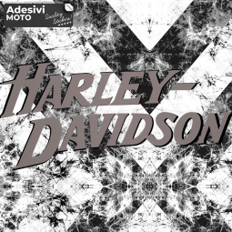 Adesivo "Harley Davidson" Tipo 4 Parafango-Serbatoio-Casco-Codone-Valigie