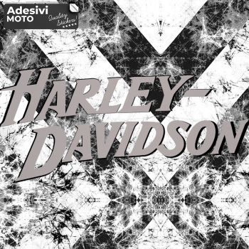 Adesivo "Harley Davidson" Tipo 4 Parafango-Serbatoio-Casco-Codone-Valigie