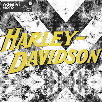 Adesivo "Harley Davidson" Tipo 4 Parafango-Serbatoio-Casco-Codone-Valigie