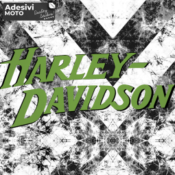 Adesivo "Harley Davidson" Tipo 4 Parafango-Serbatoio-Casco-Codone-Valigie