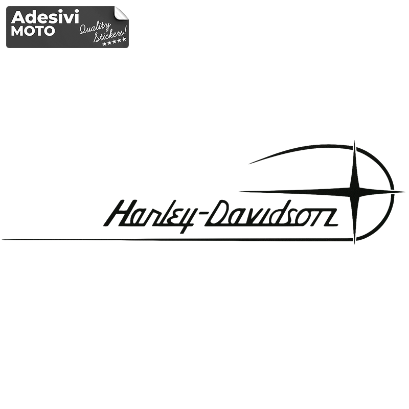 Autocollant "Harley Davidson Motor Cycles" Moderne Type 5 Pare-brise-Casque