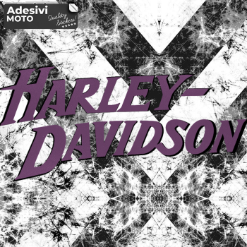 Adesivo "Harley Davidson" Tipo 4 Parafango-Serbatoio-Casco-Codone-Valigie