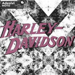 Adesivo "Harley Davidson" Tipo 4 Parafango-Serbatoio-Casco-Codone-Valigie