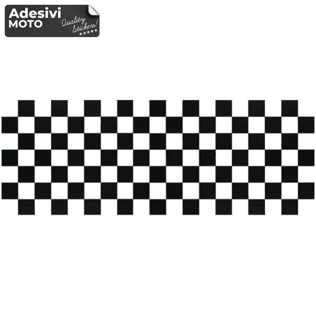 Autocollant Échecs 7 Carrés Réservoir-Casque-Scooter-Réglage-Voiture