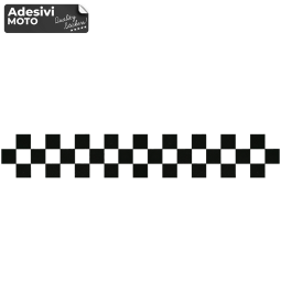 Adesivo Scacchi 3 Quadrati Serbatoio-Casco-Motorino-Tuning-Auto