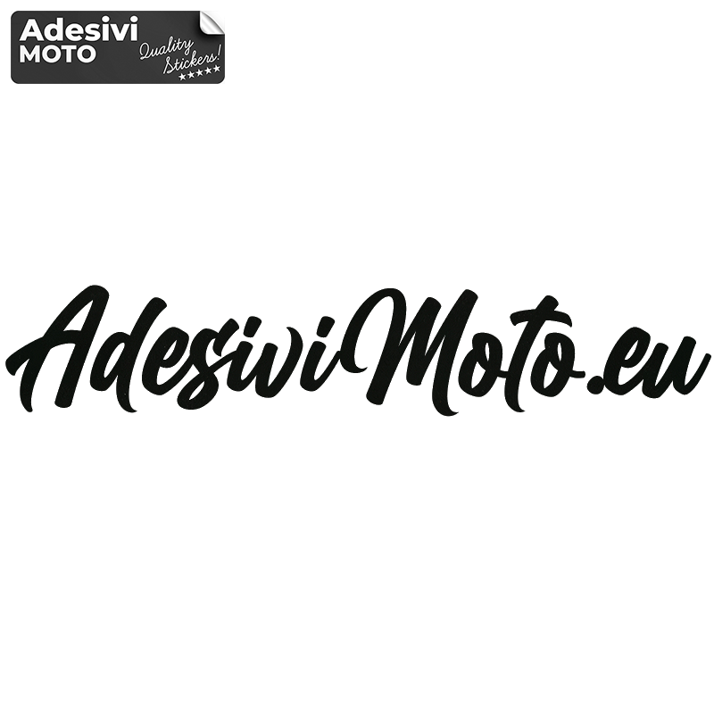 Adesivo Testo Personalizzato Scrittura a Mano Tipo 3 per Moto-Casco-Serbatoio