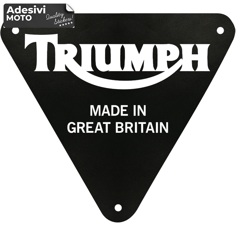 Adesivo Logo Triumph Tipo 2 Frontale-Serbatoio-Parafango-Casco