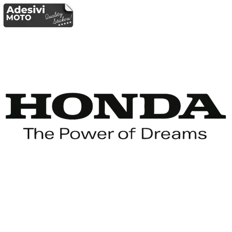 Adesivo Honda "The Power of Dreams" Serbatoio-Vasca-Codone-Casco