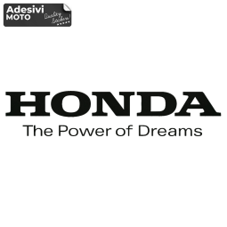 Adesivo Honda "The Power of Dreams" Serbatoio-Vasca-Codone-Casco