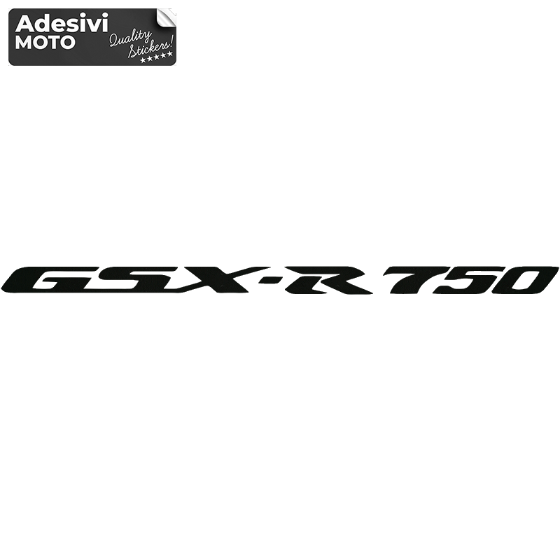 Adesivo Suzuki "GSX-R 750" Serbatoio-Codone-Fiancate-Parafango-Casco