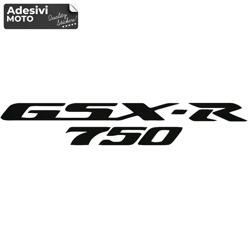 Adesivo Suzuki "GSX-R 750" Tipo 2 Serbatoio-Codone-Fiancate-Parafango-Casco