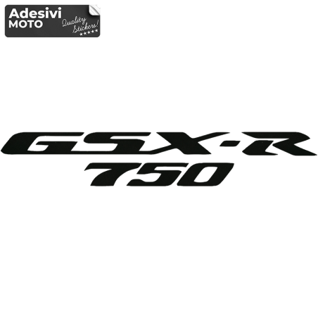 Adesivo Suzuki "GSX-R 750" Tipo 2 Serbatoio-Codone-Fiancate-Parafango-Casco