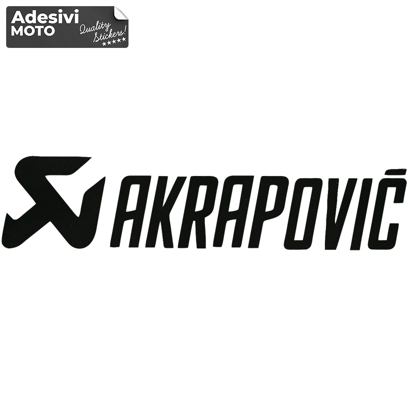 Adesivo Akrapovic Tipo 2 Codino-Casco-Motorino-Tuning-Auto