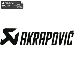 Adesivo Akrapovic Tipo 2 Codino-Casco-Motorino-Tuning-Auto