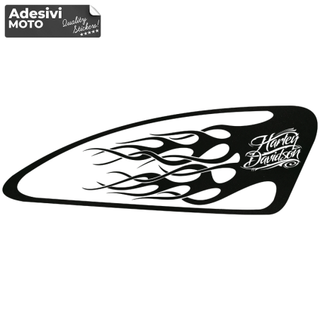 Harley Davidson Tank Wallpaper Right Sticker