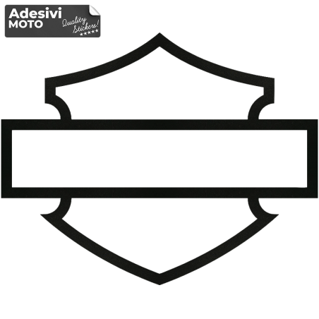 Adesivo Scudo Harley Davidson solo Bordi Parabrezza-Serbatoio-Parafango-Casco