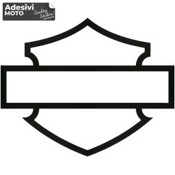 Adesivo Scudo Harley Davidson solo Bordi Parabrezza-Serbatoio-Parafango-Casco