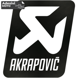 Adesivo Akrapovic Tipo 3 Codino-Casco-Motorino-Tuning-Auto