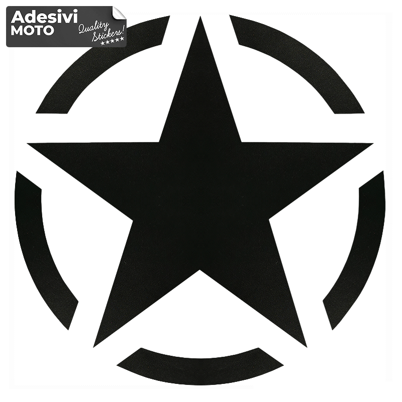 US Army Military Star Sticker Type 2 Off Road-Hood-Doors-Sides-Car