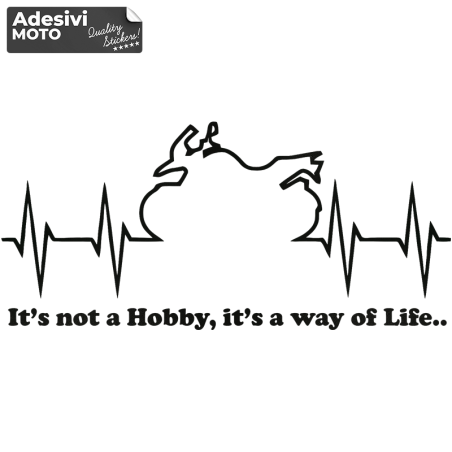 Adesivo Bmw GS "It’s not a Hobby, is a way of Life.." Tipo 2 Serbatoio-Casco-Fiancate-Codone