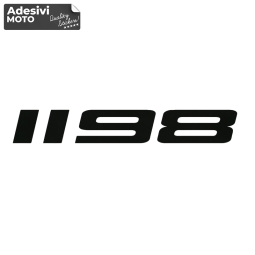 Autocollant "1198" Réservoir-Côtés-Carénage Inférieur-Queue-Casque