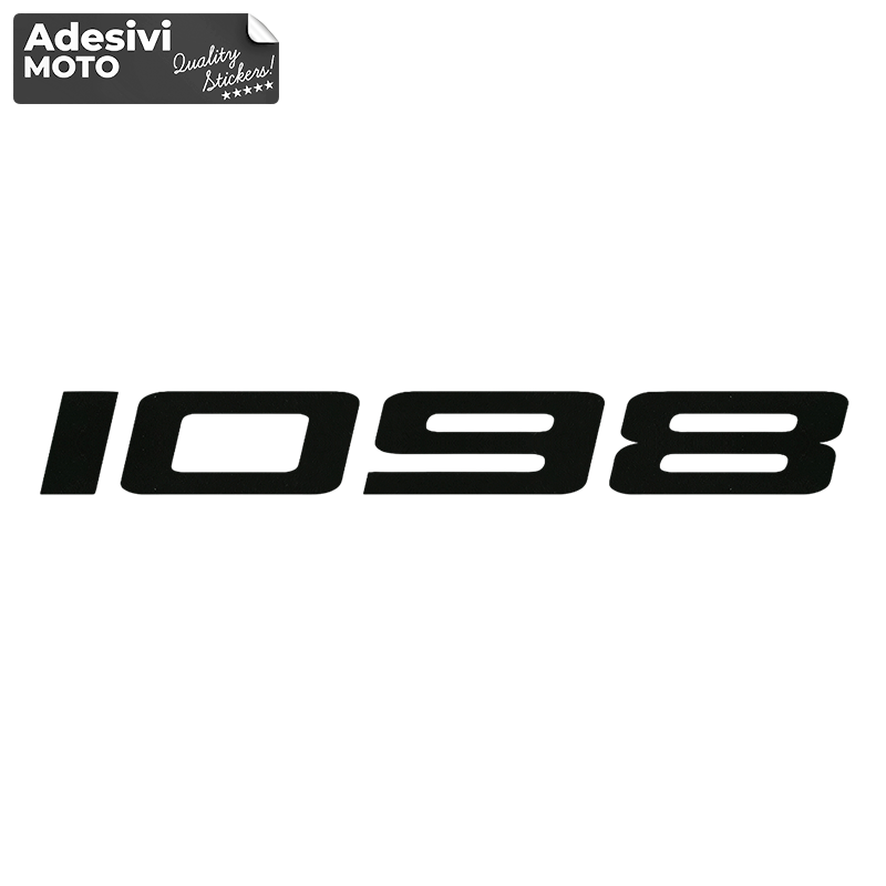 Autocollant "1098" Réservoir-Côtés-Carénage Inférieur-Queue-Casque