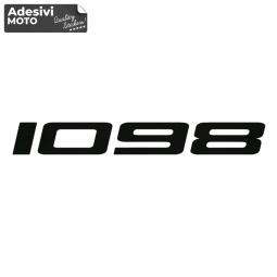 Autocollant "1098" Réservoir-Côtés-Carénage Inférieur-Queue-Casque