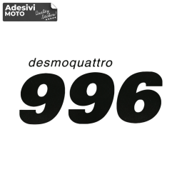 Adesivo "996 Desmoquattro" Serbatoio-Fiancate-Vasca-Codone-Casco