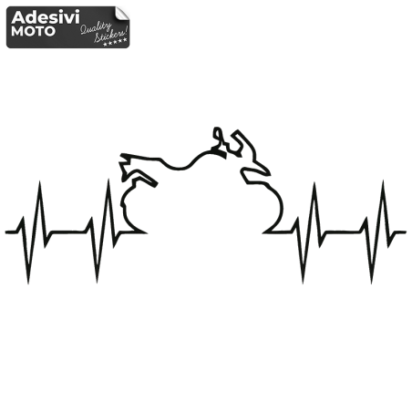 Adesivo Battito Cardiaco Bmw GS Serbatoio-Codone-Casco