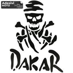 Adesivo Scheletro "Dakar" Serbatoio-Valigie-Vasca-Codone-Casco