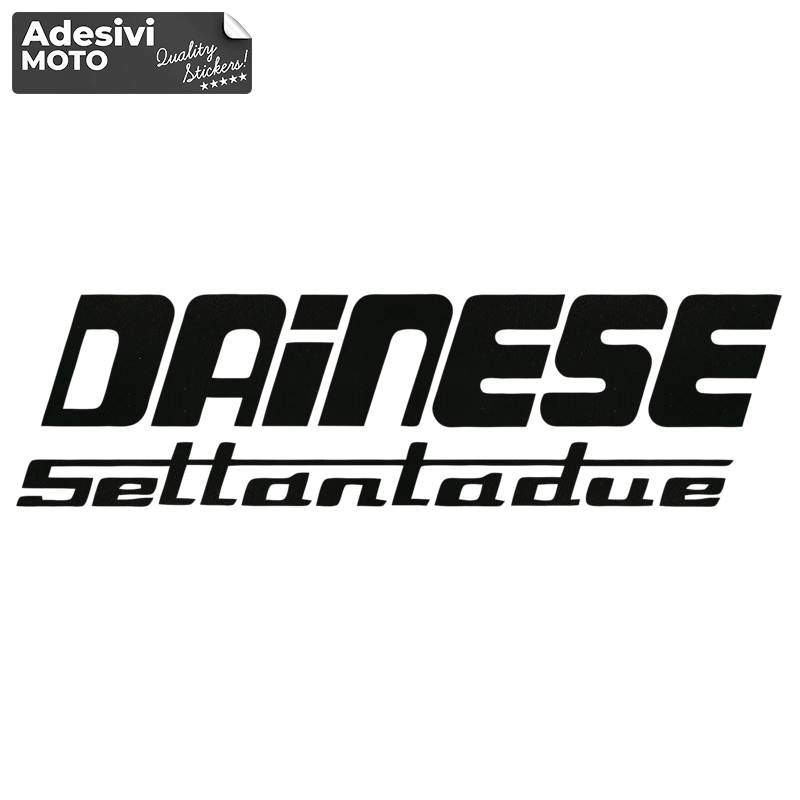 Adesivo "Dainese Settantadue" Serbatoio-Fiancate-Vasca-Codone-Casco