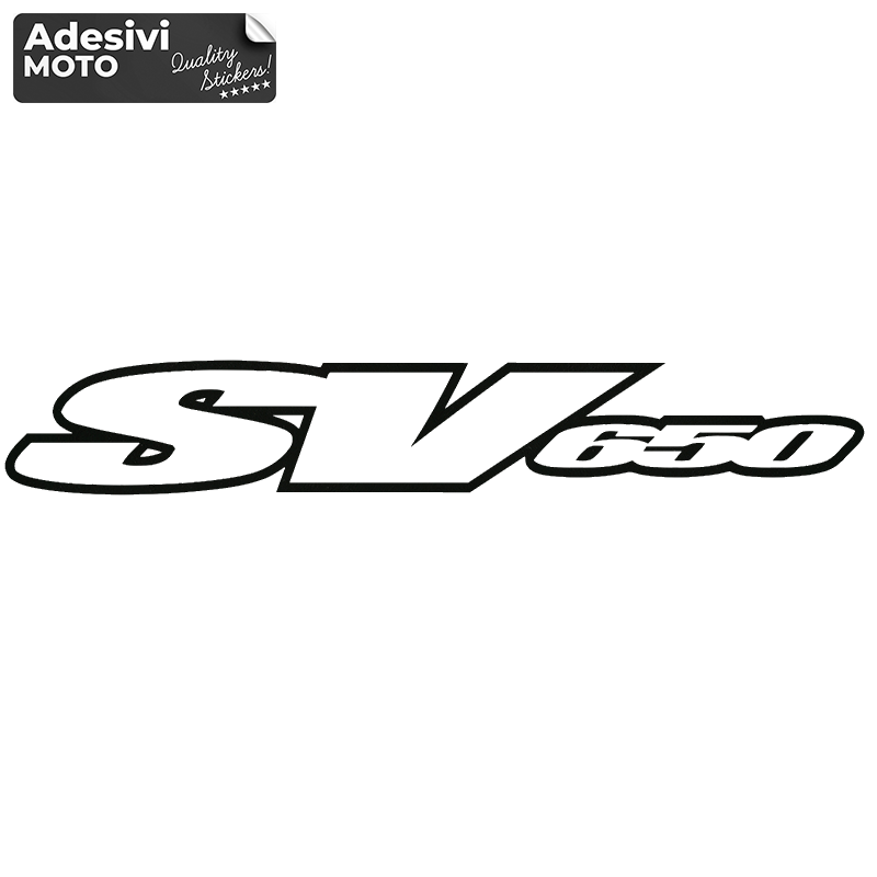 Adesivo Suzuki "SV 650" Tipo 2 Serbatoio-Codone-Fiancate-Parafango-Casco
