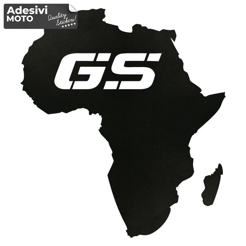 Adesivo Nazione Africa + "GS" Serbatoio-Parafango-Casco