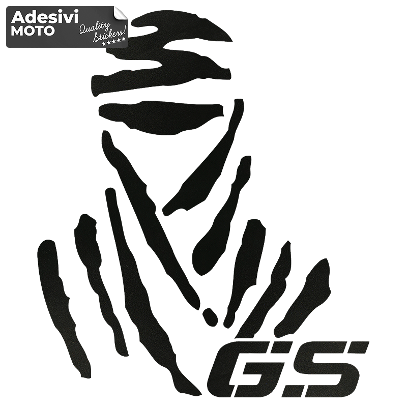 Autocollant Logo Dakar + "GS" Réservoir-Aile-Casque