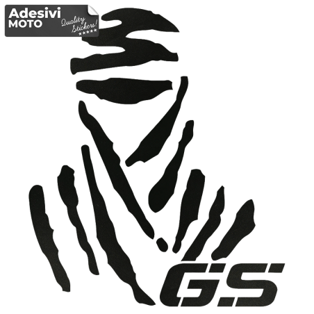 Adesivo Logo Dakar + "GS" Serbatoio-Parafango-Casco