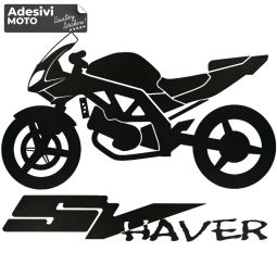 Autocollant "SV Haver" Réservoir-Queue-Côtés-Aile-Casque