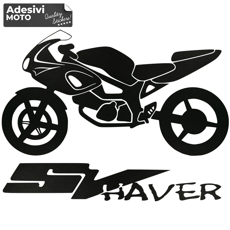 Autocollant "SV Haver" Type 2 Réservoir-Queue-Côtés-Aile-Casque