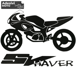 Adesivo "SV Haver" Tipo 2 Serbatoio-Codone-Fiancate-Parafango-Casco