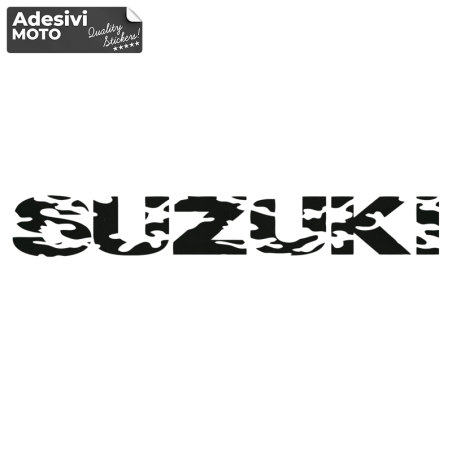 Adesivo "Suzuki" Militare Serbatoio-Parafango-Vasca-Codone-Casco