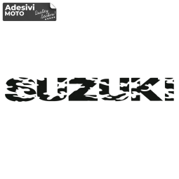 Adesivo "Suzuki" Militare Serbatoio-Parafango-Vasca-Codone-Casco