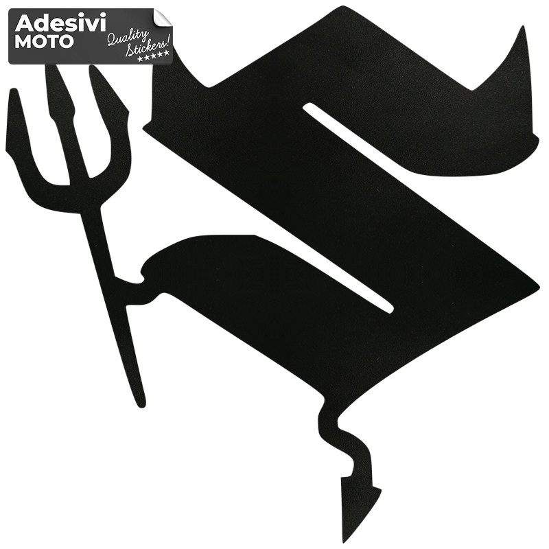 Autocollant Logo Suzuki Diable Réservoir-Aile-Carénage Inférieur-Queue-Casque