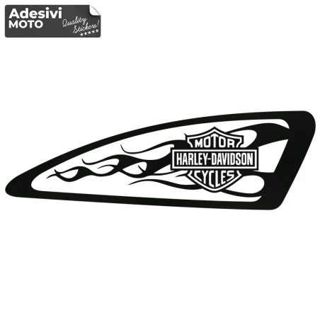 Adesivo "Harley Davidson Motorcycles" Destro per Serbatoio