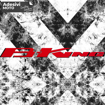Adesivo Suzuki "B-King" Tipo 2 Serbatoio-Codone-Fiancate-Parafango-Casco