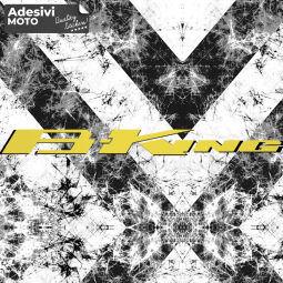Adesivo Suzuki "B-King" Tipo 2 Serbatoio-Codone-Fiancate-Parafango-Casco