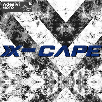 Autocollant Moto Morini "XCape" Réservoir-Côtés-Carénage Inférieur-Queue-Casque