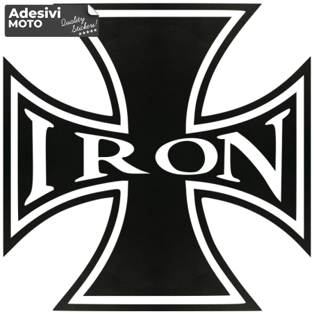 Adesivo Croce "Iron" Serbatoio-Parafango-Casco