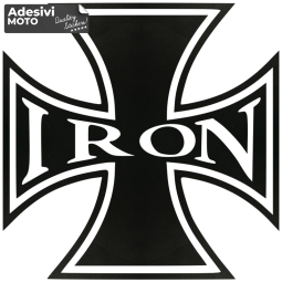 Adesivo Croce "Iron" Serbatoio-Parafango-Casco